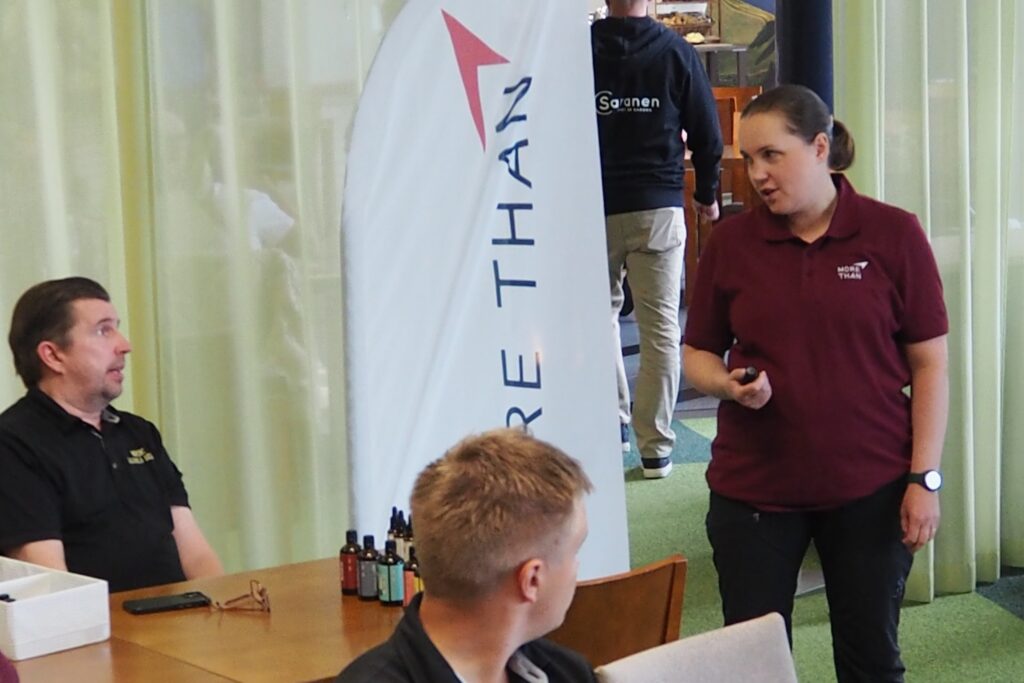 Sointu Kouki keskustelemassa tulevaisuudesta More Than Golf tapahtumassa vuonna 2026